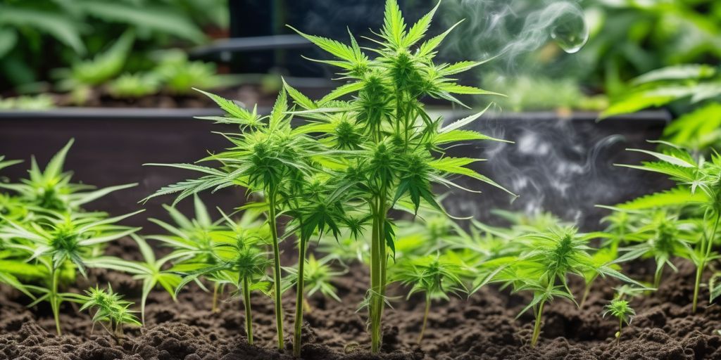 cannabis plants soil aeration techniques in garden