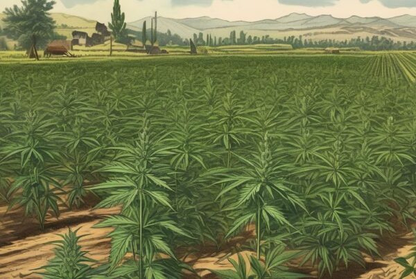 sativa plant fields historical illustration