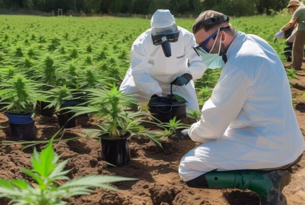 soil testing in cannabis farm